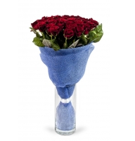Temptation - Composition: rose red,ornamental foliage,packing.