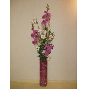 �������� ������ Three violet orchids in a cylinder