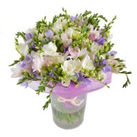 Coco Chanel - Composition: Freesia colorful,ornamental foliage.
