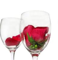 Flowers in glass