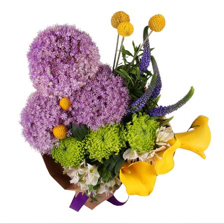Rainbow bouquet, flower toy, flower snail, unusual bouquet, flower composition, bouquet for child, v