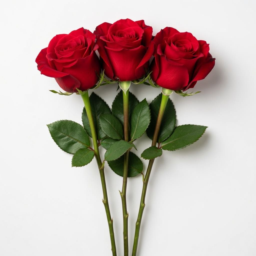 Bouquet Long red roses Explorer 