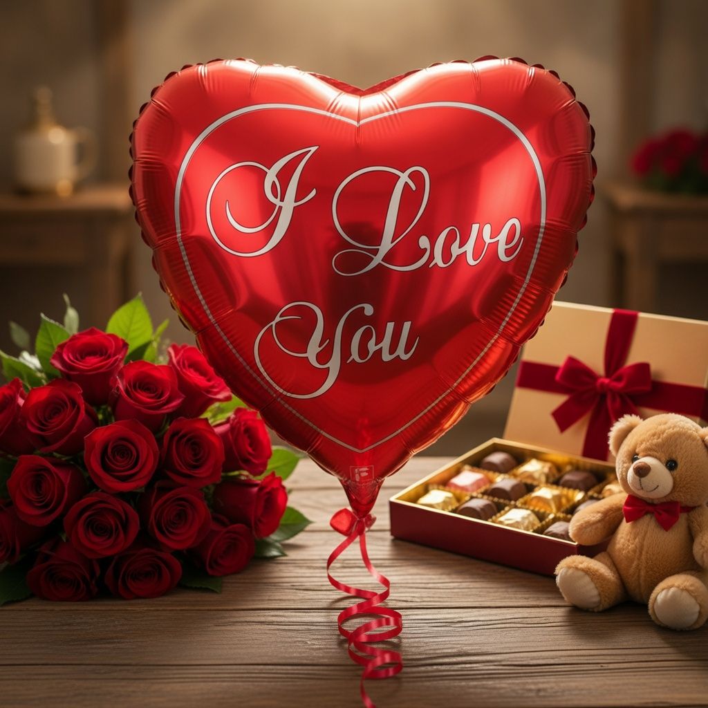 Product Heart balloon Love You