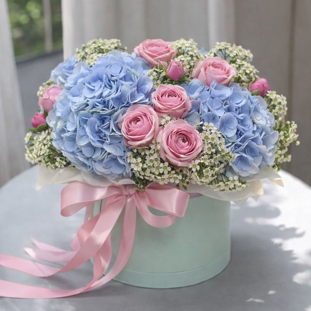Bouquet Flower box Tender breeze