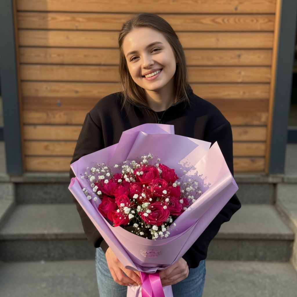 Bouquet Pink marvel 7 roses