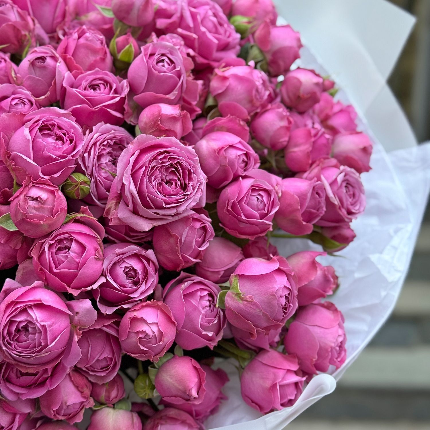 Bouquet Bouquet of peony roses 51 pcs