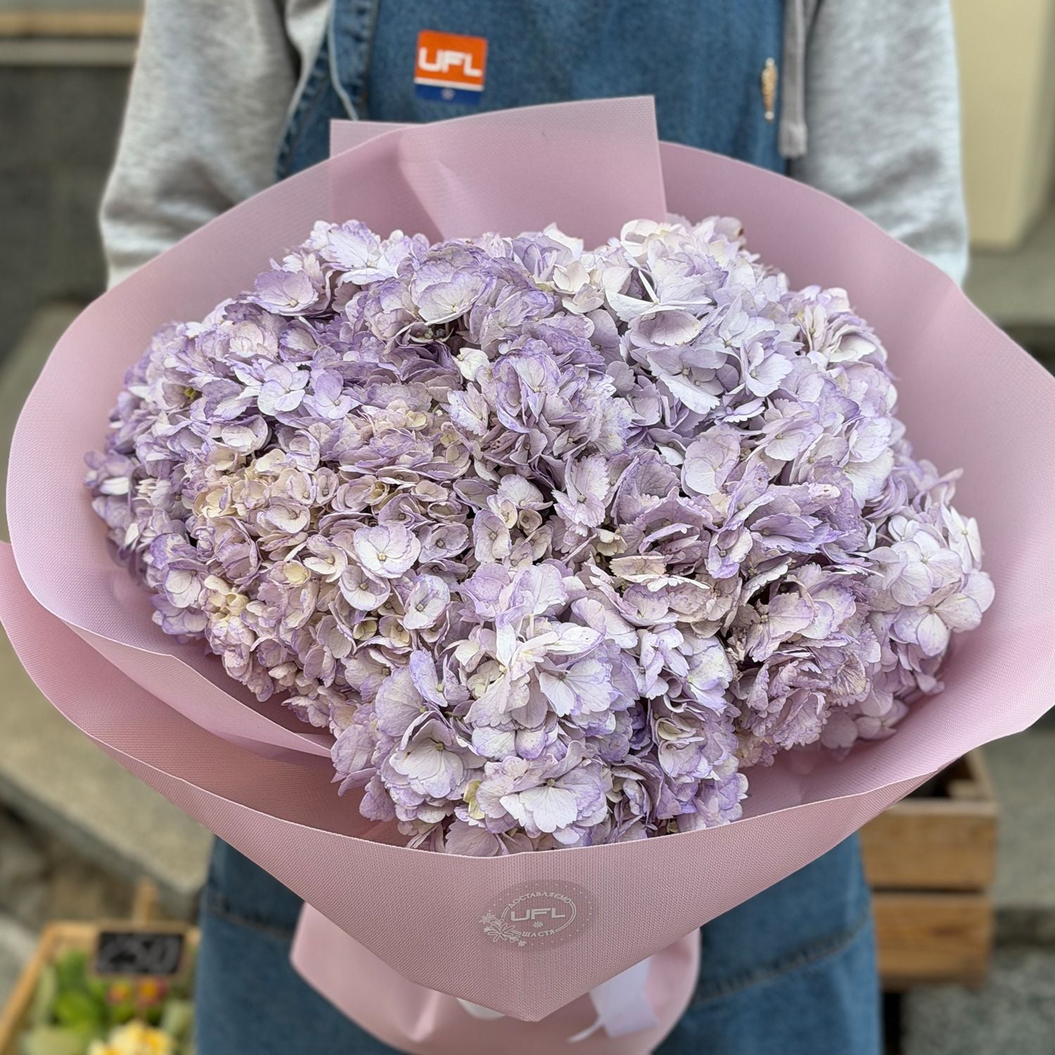 Bouquet Bouquet of 9 lavender hydrangeas