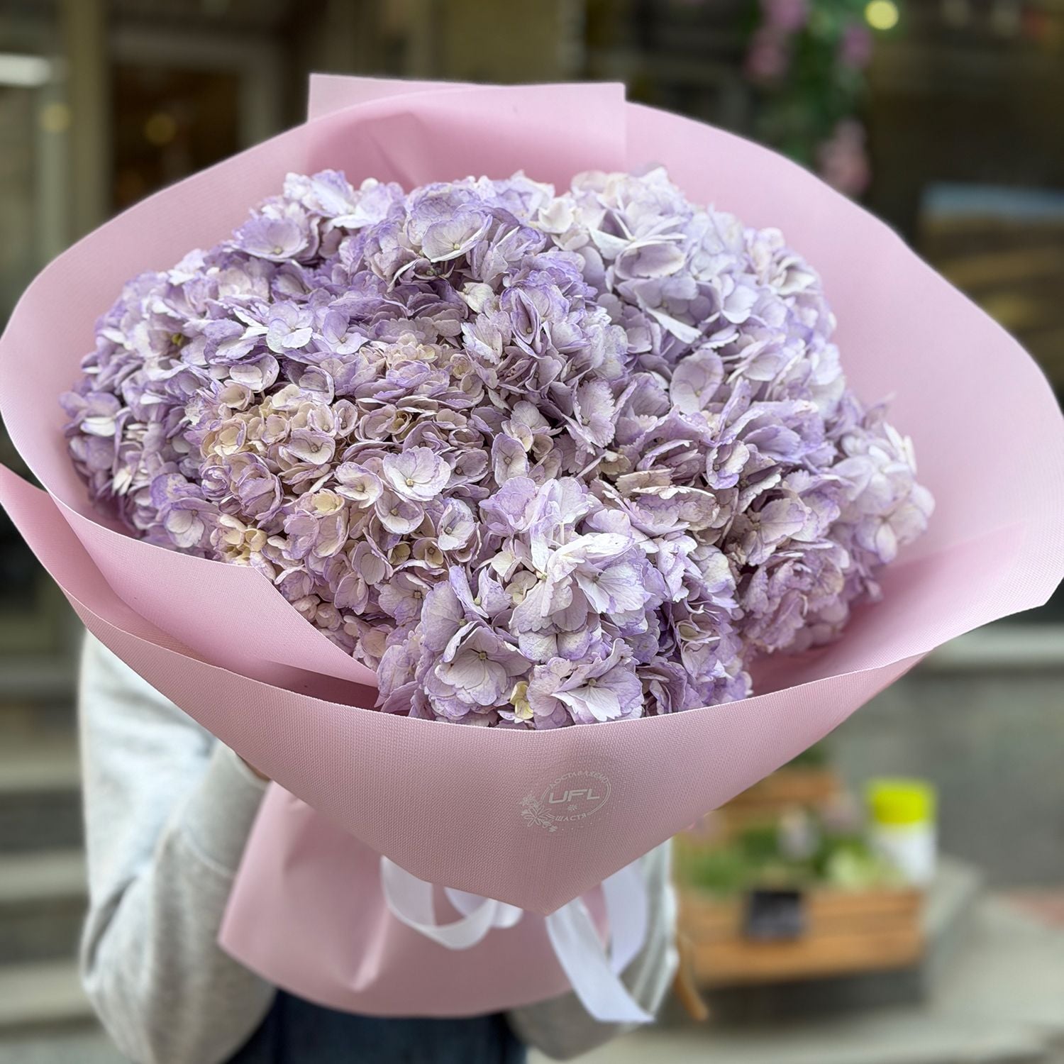 Bouquet Bouquet of 9 lavender hydrangeas