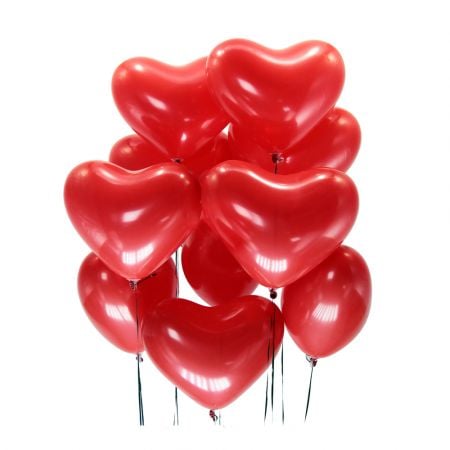 Order 15 helium balloons 'Heart' in the online store