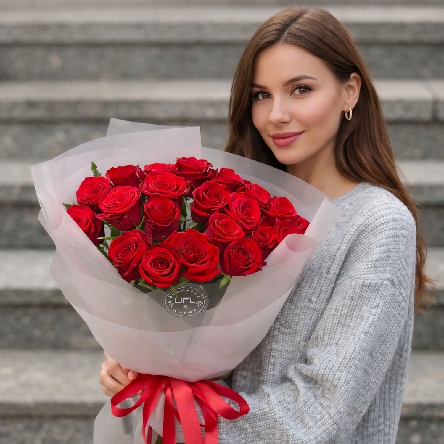 Bouquet 21 red roses
