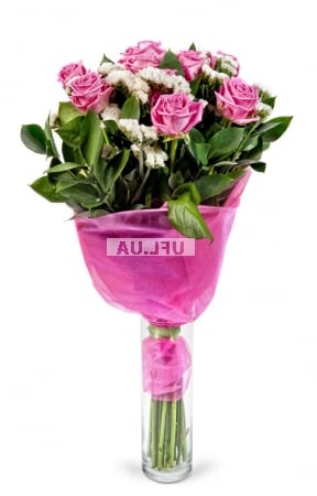 Bouquet Сute mom + vase