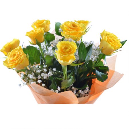Bouquet April 9 yellow roses