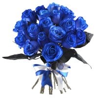 Bouquet Blue roses Mystic
