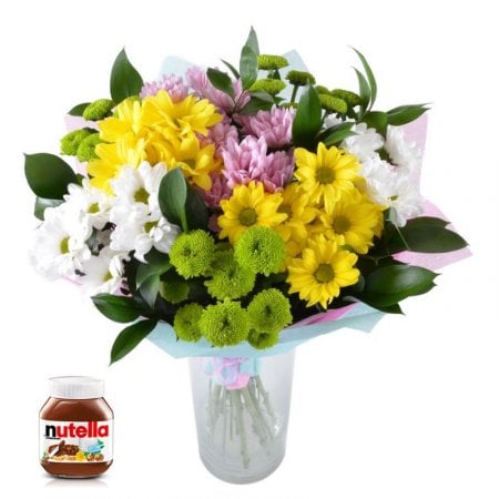 Buy flowers and Nutella in our online shop