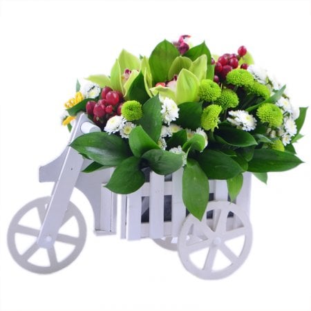 Bouquet Flower bicycle