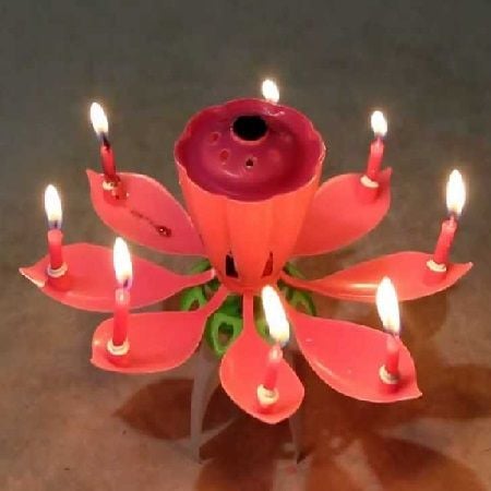 Product Music Candle Flower 