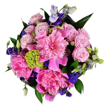 Order delicate bouquet 'Pink sunset' with delivery