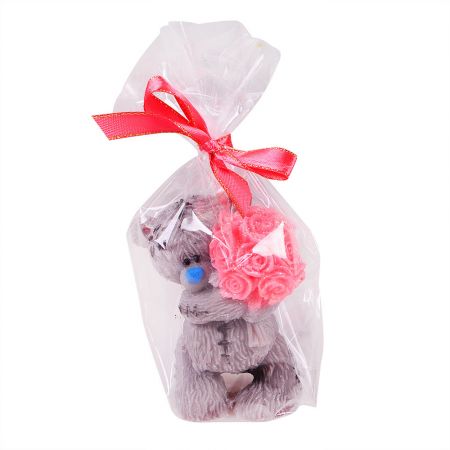 Product Teddy soap with bouquet