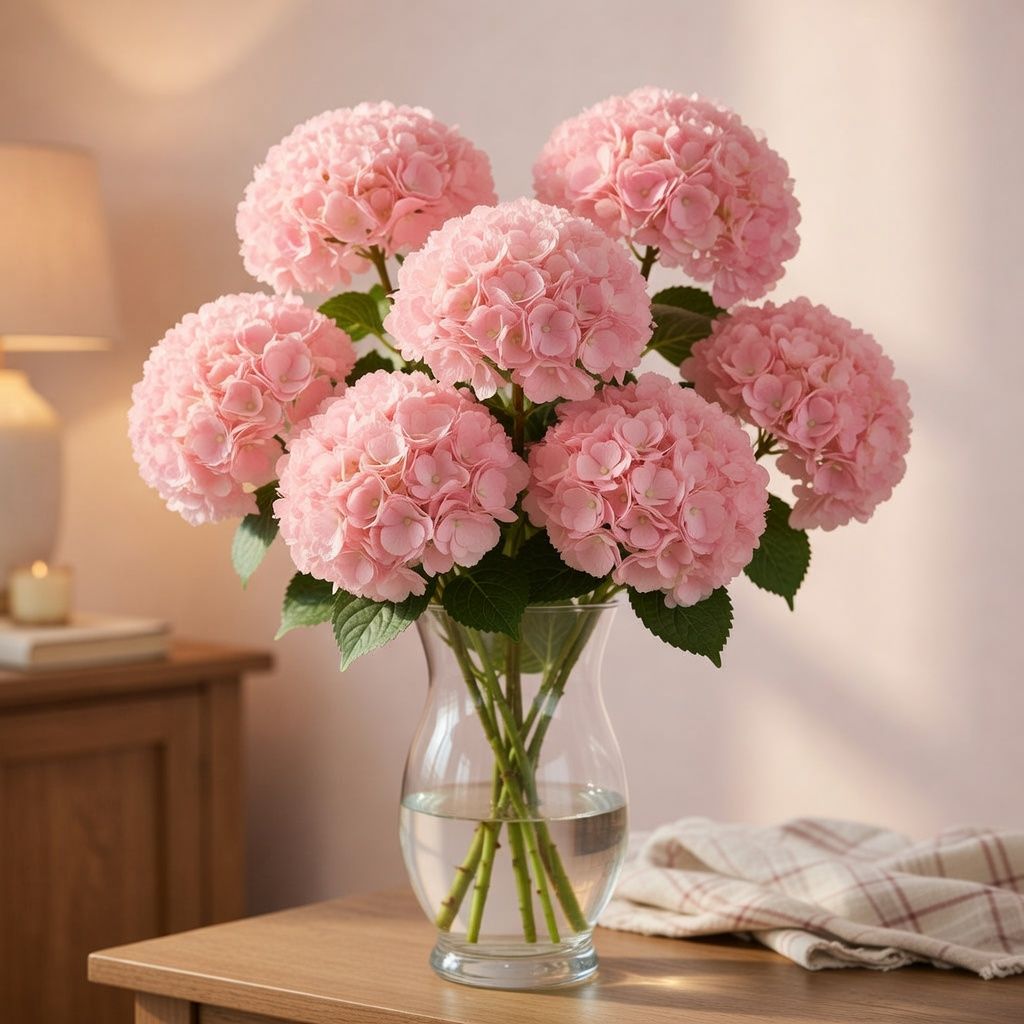 Bouquet Pink hydrangea by piece