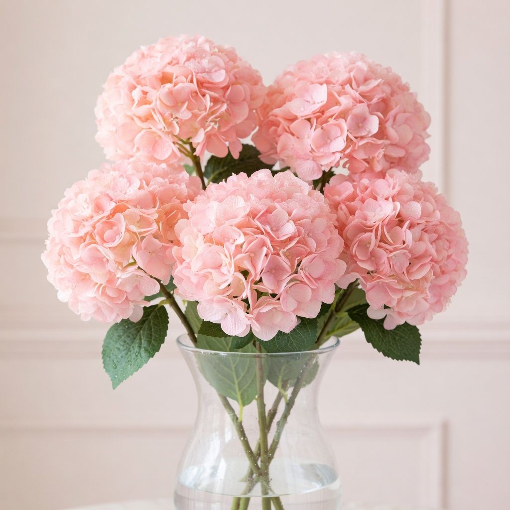 Bouquet Pink hydrangea by piece