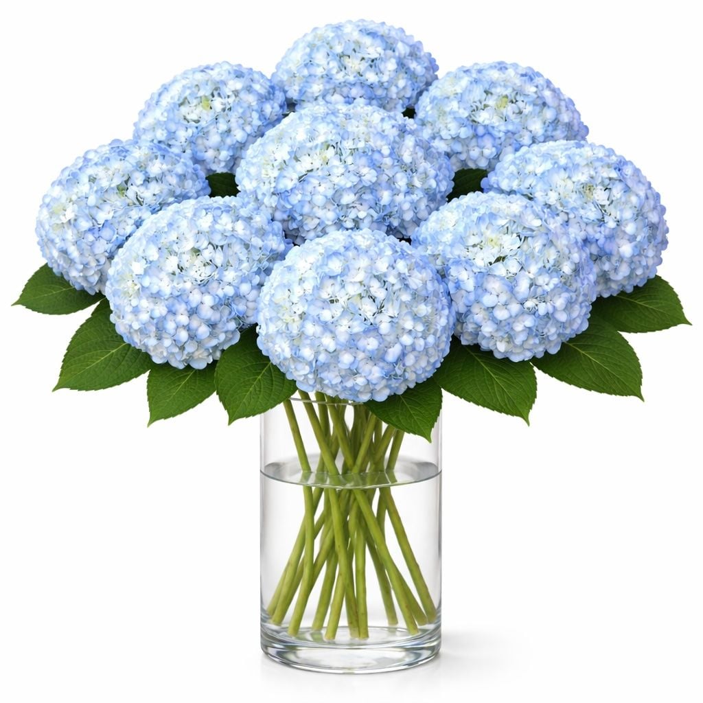 Buy marvellous azure hydrangeas. Delivery to any city!