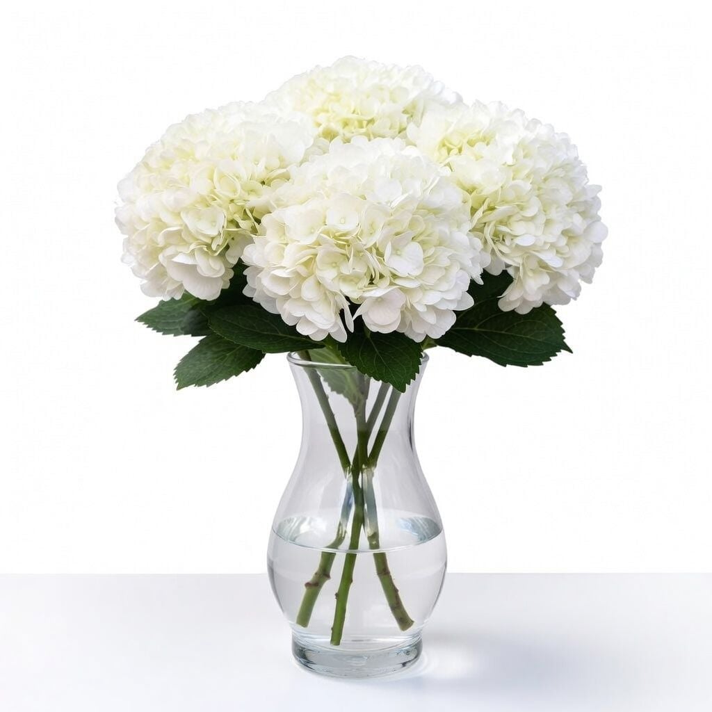 Buy white hydrangea apiece with delivery throughout the world