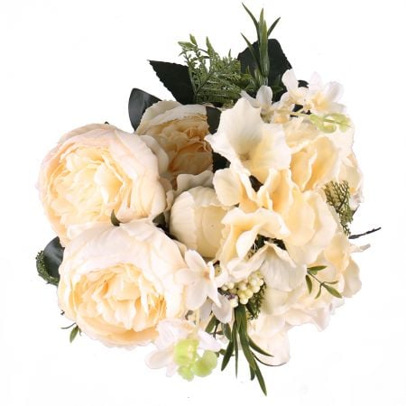 Artificial peony white  | artificial flowers delivery 