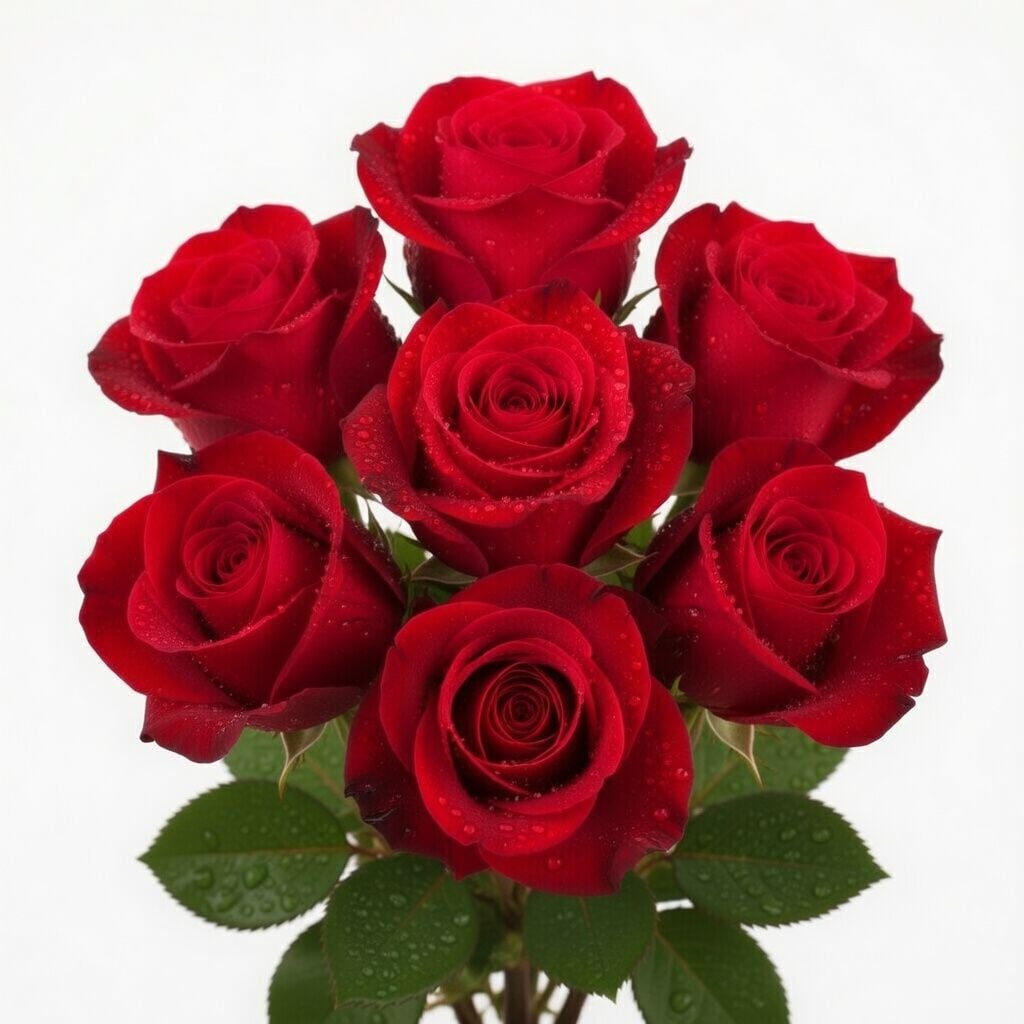 Bouquet Red roses by the piece