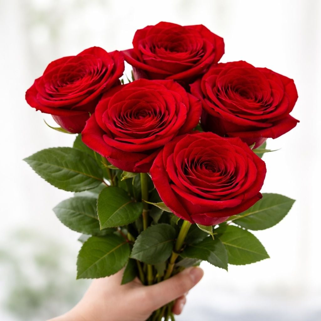 Bouquet Red roses by the piece