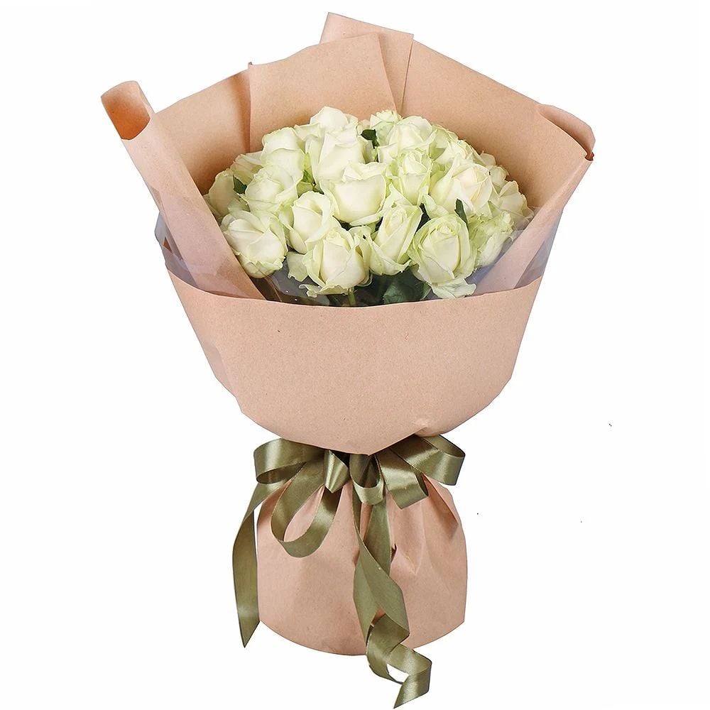 rose (25 pcs.), packaging, ribbon