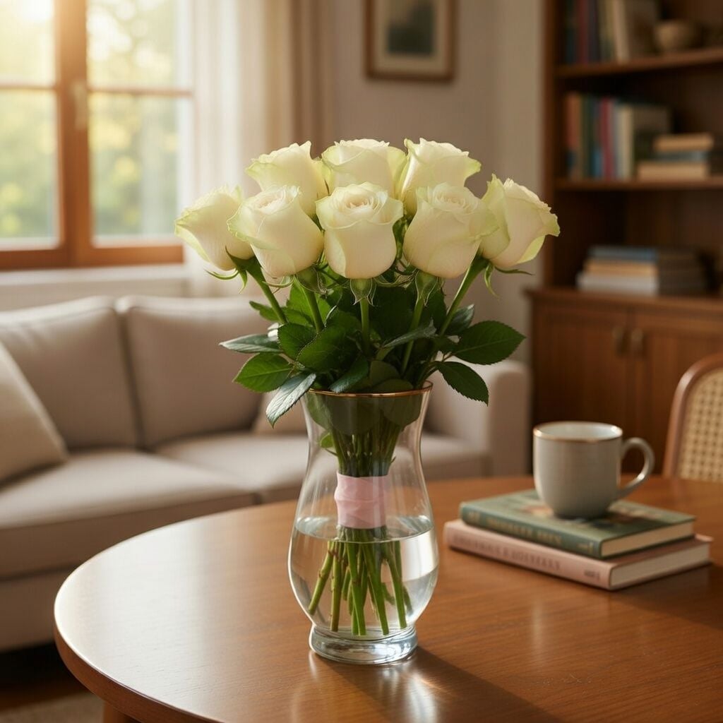 Bouquet 7 white roses