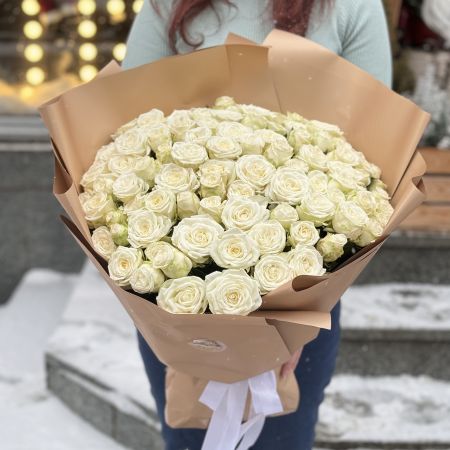 Bouquet Promo! 101 white roses