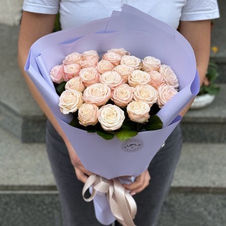 Bouquet Promo! 25 creamy roses