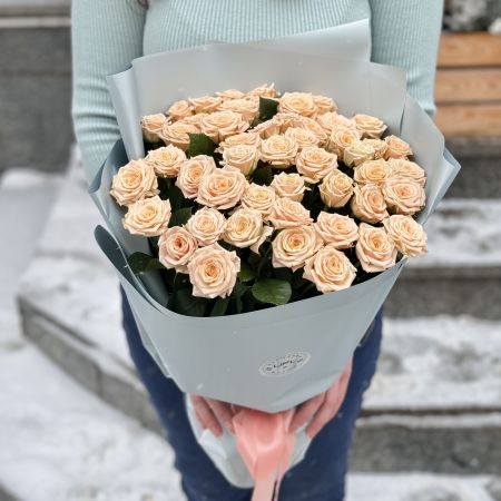 Bouquet Promo! 51 creamy roses