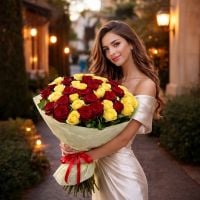 Bouquet 51 roses Renaissance