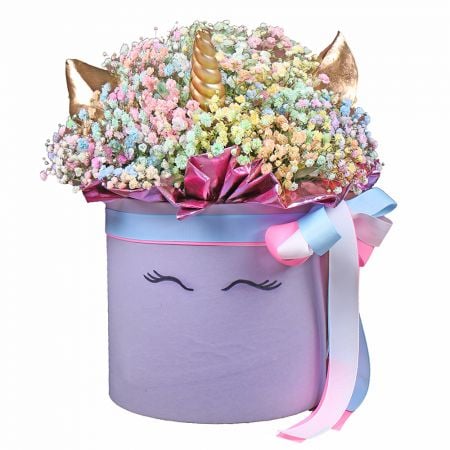 Bouquet Unicorn in a box