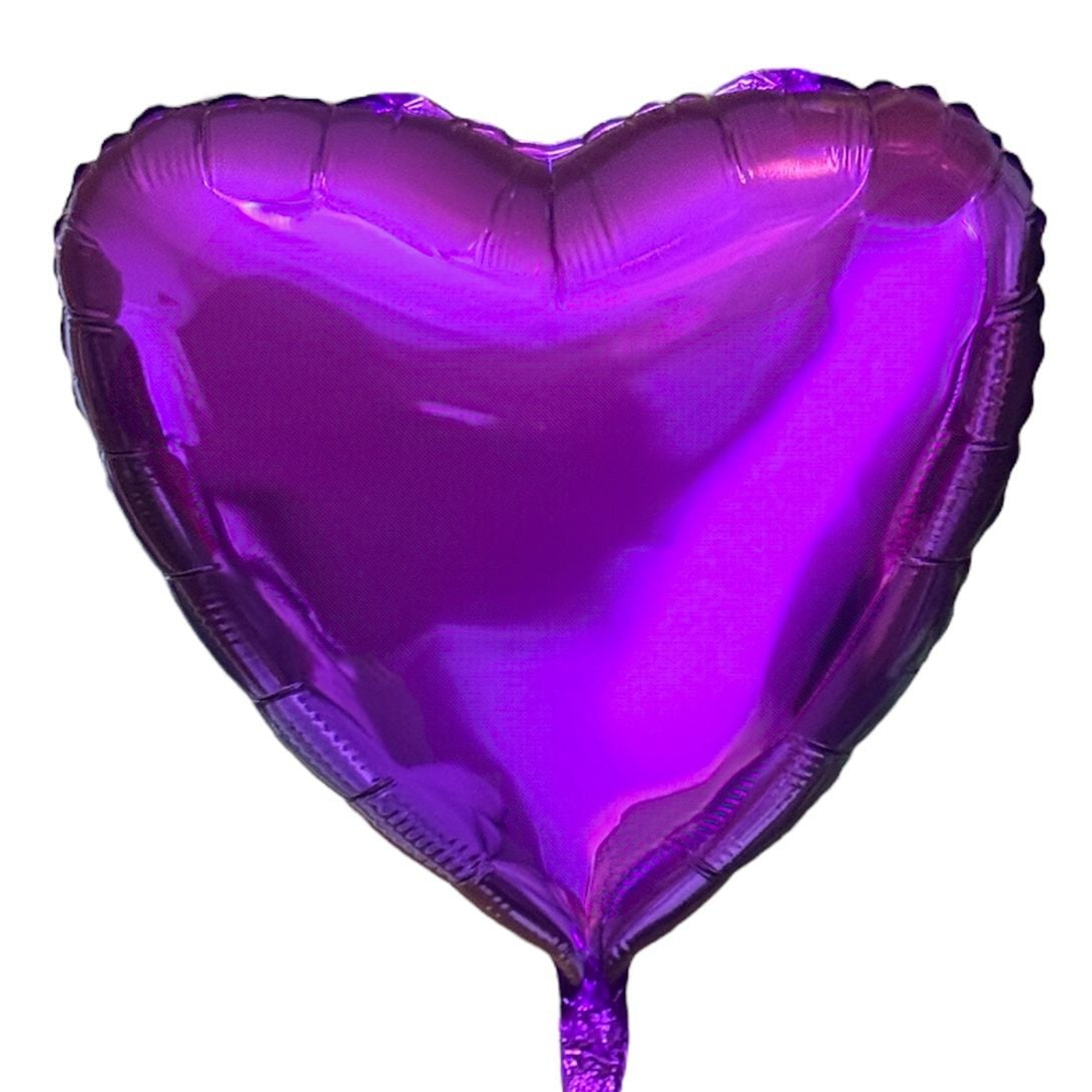 Product Foil violet heart balloon