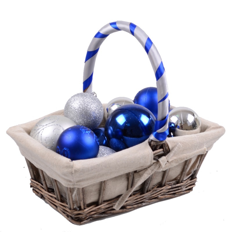 Product Basket with Christmas balls