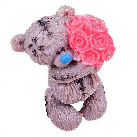 Product Teddy soap with bouquet