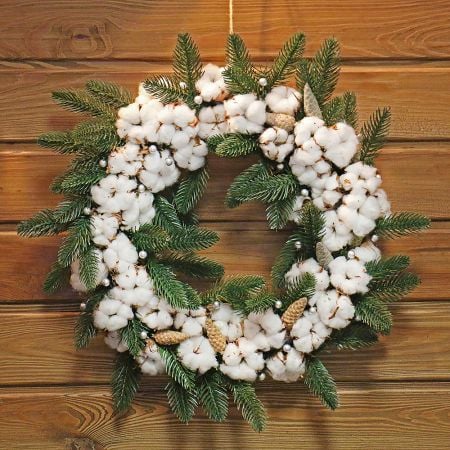 Product Christmas cotton wreath