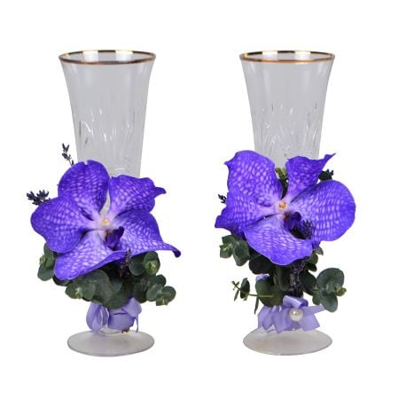 Product Flower decoration of glasses №3