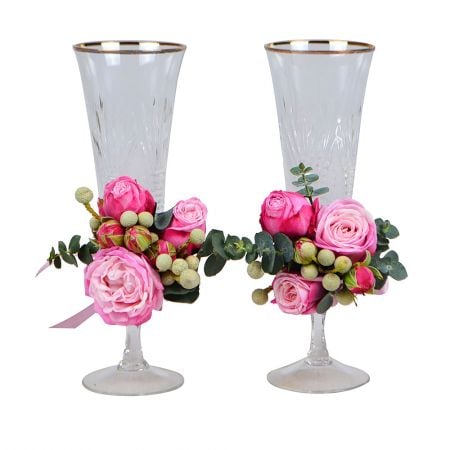 Product Flower decoration of glasses №6
