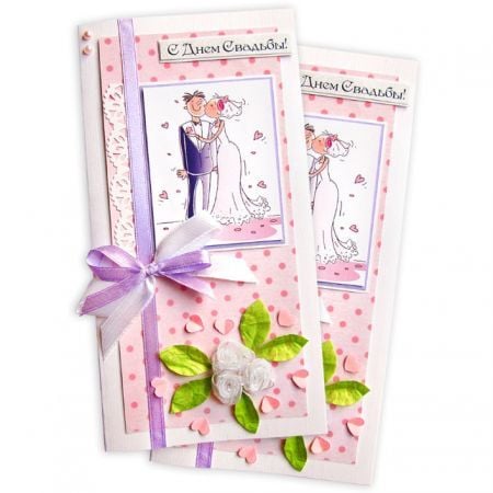Buy beautiful wedding card with delivery to any city