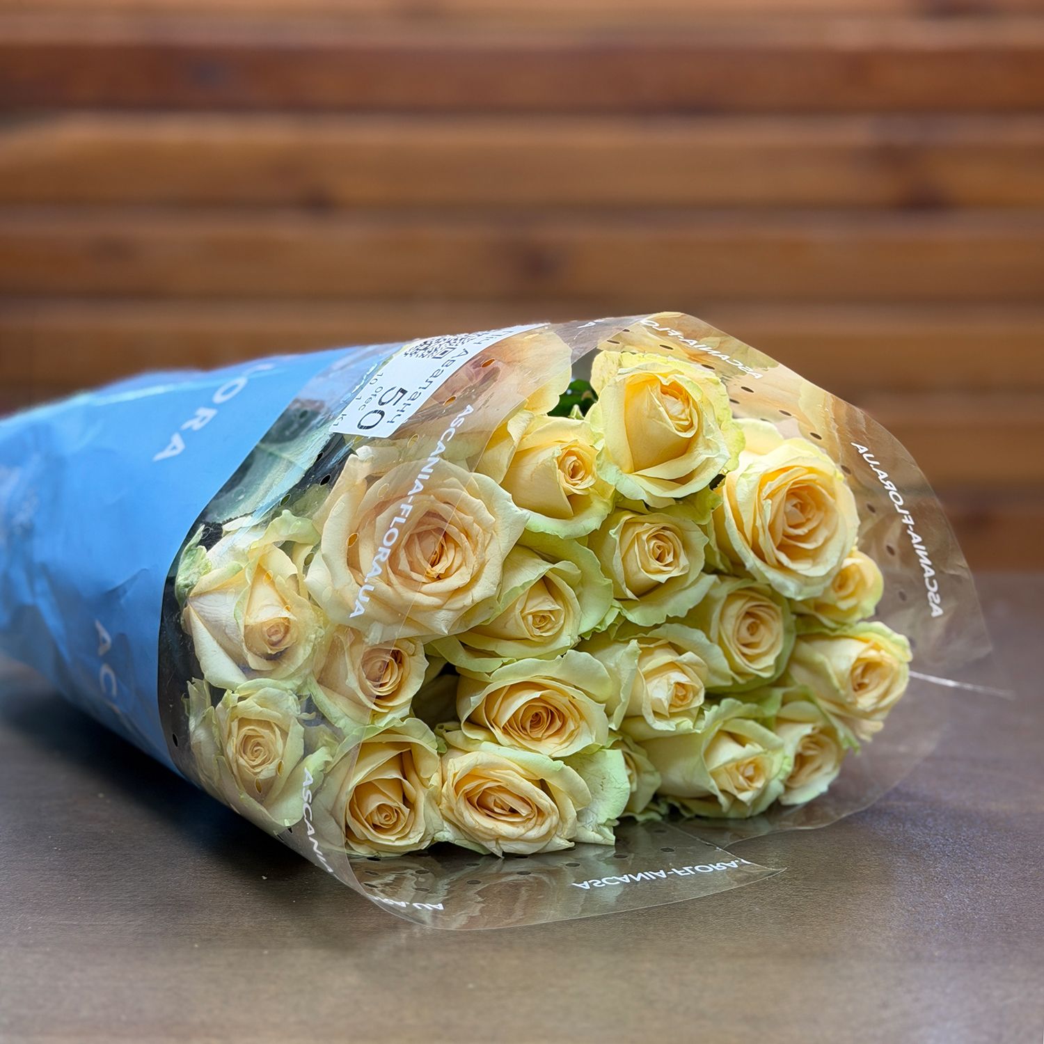 Bouquet Rose Peach Avalanche 50 cm (20 pcs)