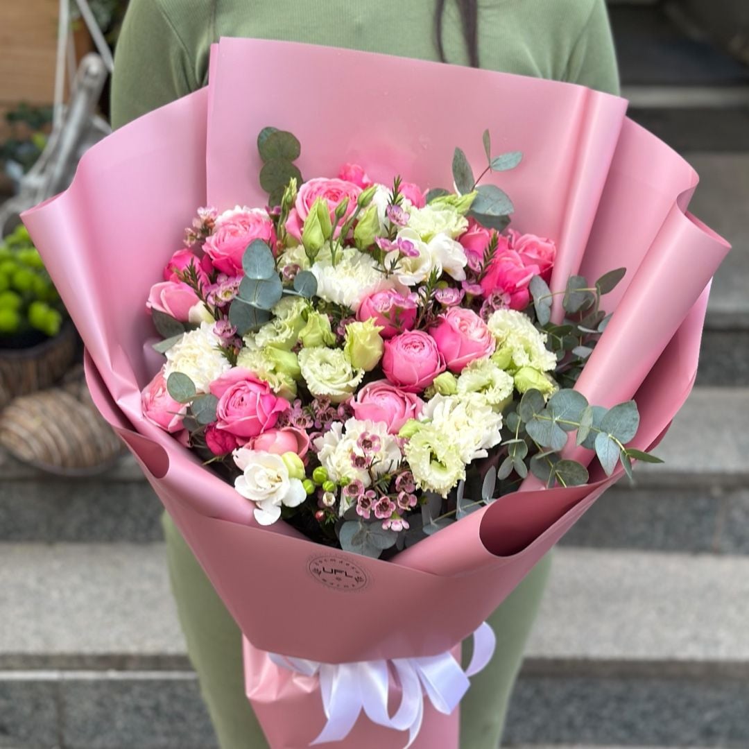 Bouquet Pink mixed flowers