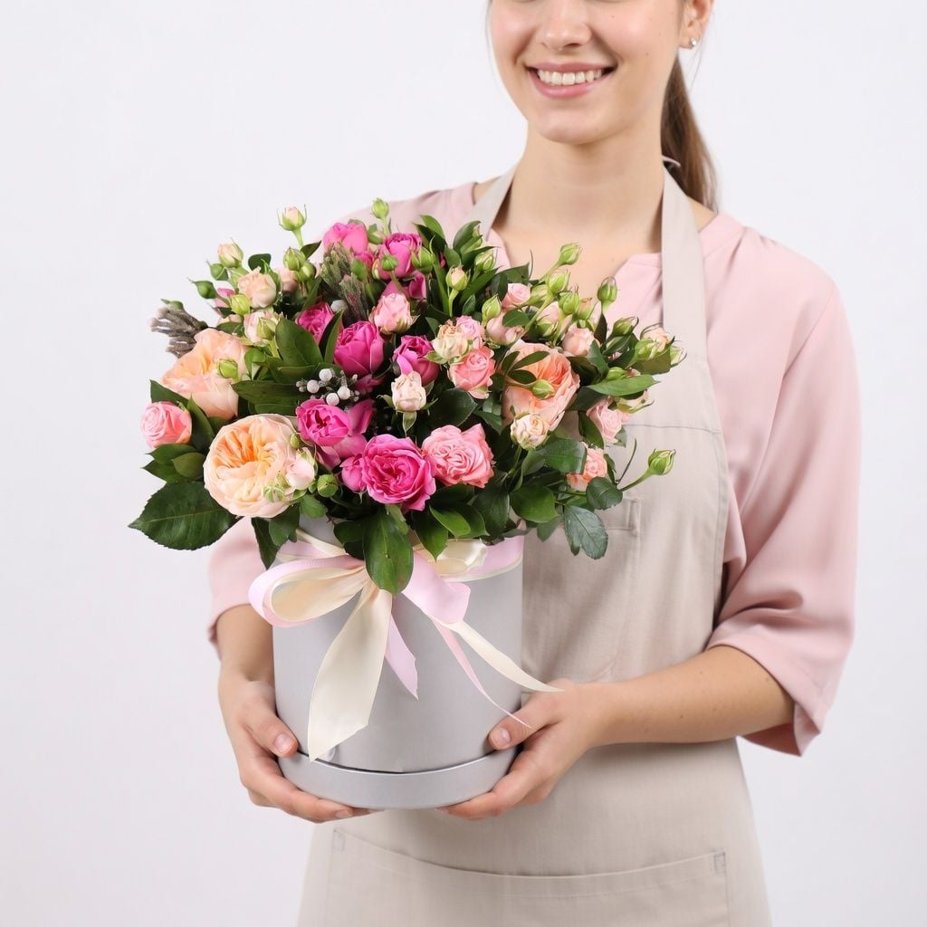 rose silva pink bubbles, packaging, ribbon