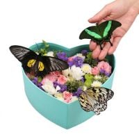 Heart with butterflies | order with delivery