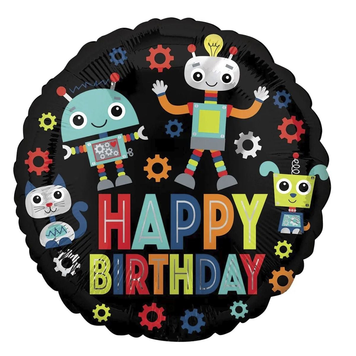 Product Balloon Happy Birthday  robots