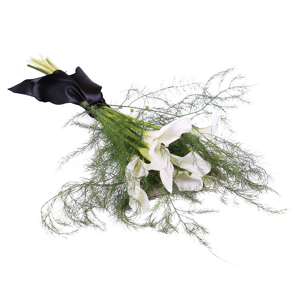 Bouquet Funeral bouquet of Calla lilies