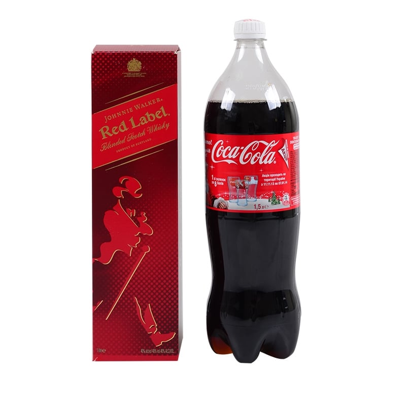 Product Whisky Red Label 1L + Сoca-Cola